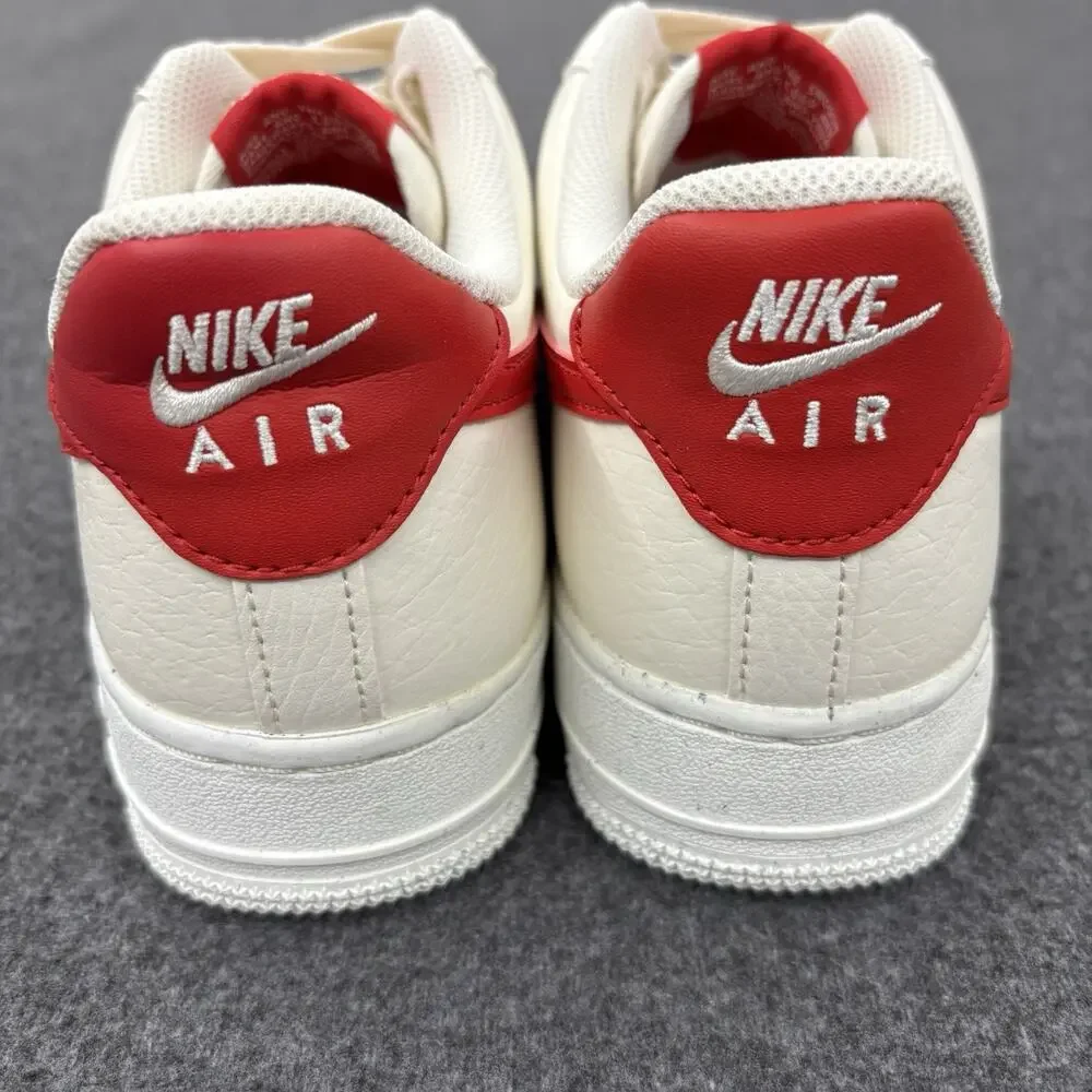 Nike Air Force 1 Low '07 Womens size 8.5 Next Nature Pale Ivory Red